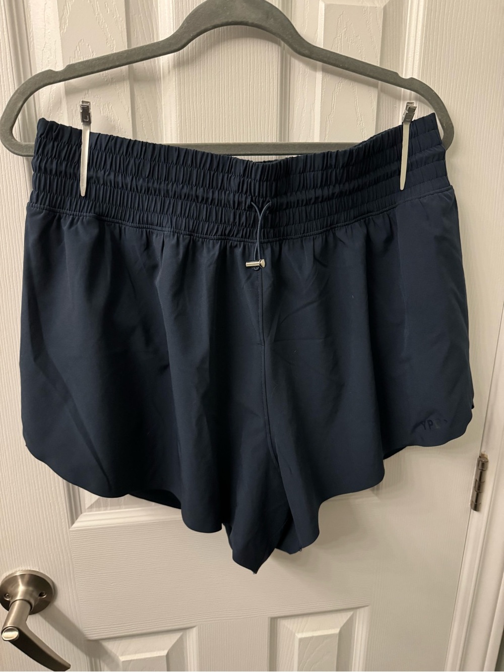 Abercrombie & Fitch Navy Athletic Shorts with Elastic Waist